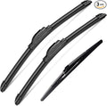 3Pcs Windshield Wipers Blades for Lexus RX350 2010 2011 2013 2014 2015, Original Equipment Replacement Windshield Wiper Blades for My Car- 26"/22"/16" (Pack of 3) J- HOOK