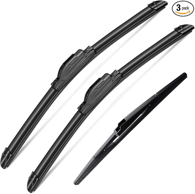 3Pcs Windshield Wipers Blades for Lexus RX350 2010 2011 2013 2014 2015, Original Equipment Replacement Windshield Wiper Blades for My Car- 26"/22"/16" (Pack of 3) J- HOOK
