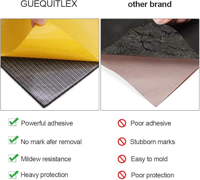 Car Door Protector Bump Body Guard,2 Pack 79"x 8"x 1/6" Foam Garage Wall Protector Waterproof Foam Protector Protecting Your Car Doors