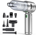 Car Vacuum,3 Suction Modes,Portable Mini Cordless Cleaner with 21000pa Suction Power,Type-C Charge,Handheld Vacuum for Home,Car, Office Desk, Keyboards(Mysterious Silver)
