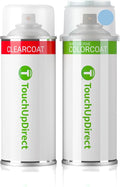 TouchUpDirect 8X0 Heritage Blue Compatible with Toyota Exact Match Touch Up Paint Aerosol - Essential Kit