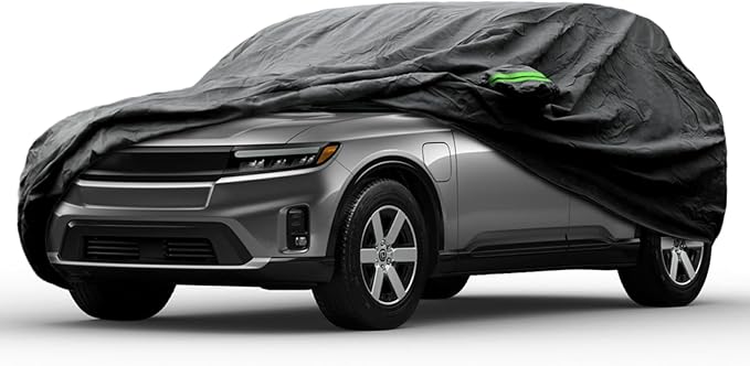 Proadsy 2025 Upgrade Car Cover Custom Fit for Honda Prologue 2024 2025, Waterproof All Weather for Automobiles, Full Exterior Cover Rain Snow Sun Protector Indoor Outdoor Car Cover