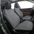 EKR Sportage Seat Covers Custom Fit for KIA Sportage EX/LX/SX 2012 2013 2014 2015 2016 Leather Car Seat Cover Full Set - Faux Leather (Black/Gray)