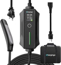 Tesla Charger Level 1-2 EV Charger,120V-240V,16A, NEMA 5-15 & 6-20 Plug,25FT