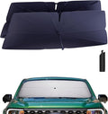 Windshield Sun Shade Umbrella: for Ford-Maverick-2022-2024 2025-4-Layers Front Custom Ford Maverick Hybrid XL XLT Car Window Shades - Double Thickened Foldable Maverick Sunshades Block UV Keep Cool