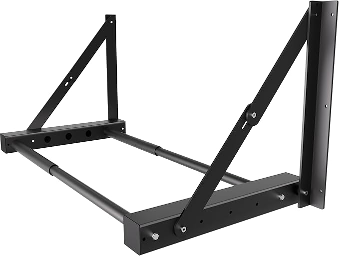 Wall Mount Folding Tire Rack, 32 to 48 Inches Wide Adjustable Tire Storage Rack, Heavy-Duty Steel Tire Storage Rack for Garage ,Workshop, Repair Shop, Supports 400 Pounds and Folds Flat