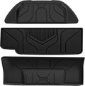 LASFIT Frunk Trunk Mats Fit for Tesla Model X & Model X Plaid 6 Seater / 7 Seater 2025 2024 2023 2022 2021, Custom Fit TPE All Weather Waterproof Cargo Liners, Black