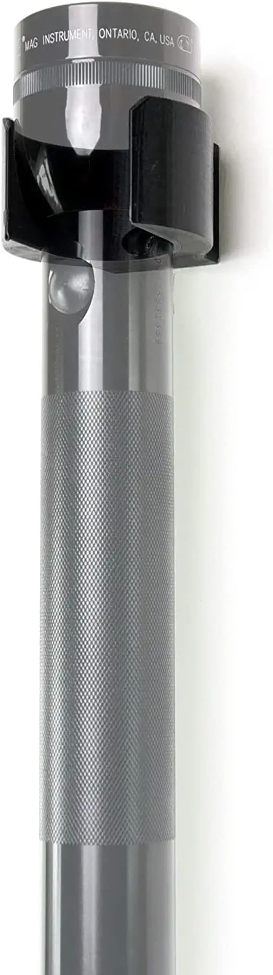 Spartan Mounts Heavy-Duty Flashlight Mount Compatible with MagLite C-Size | Wall or Surface Mounting Kit | Closet Safe Room Emergency Blackout Power Outage Garage Workshop Basement | Made in USA