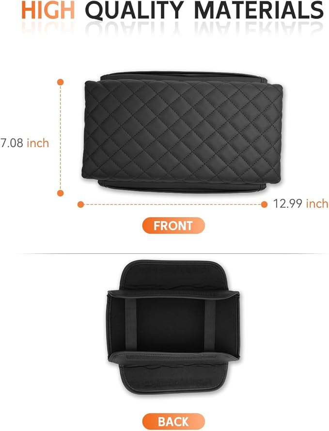 CDEFG for Subaru Crosstrek 2024-2025 Center Console Cover Armrest Box Cover for Crosstrek (Premium, Sport, Limited, Wilderness) 2024 2025 Accessories Console Arm Rest Protector Thickened