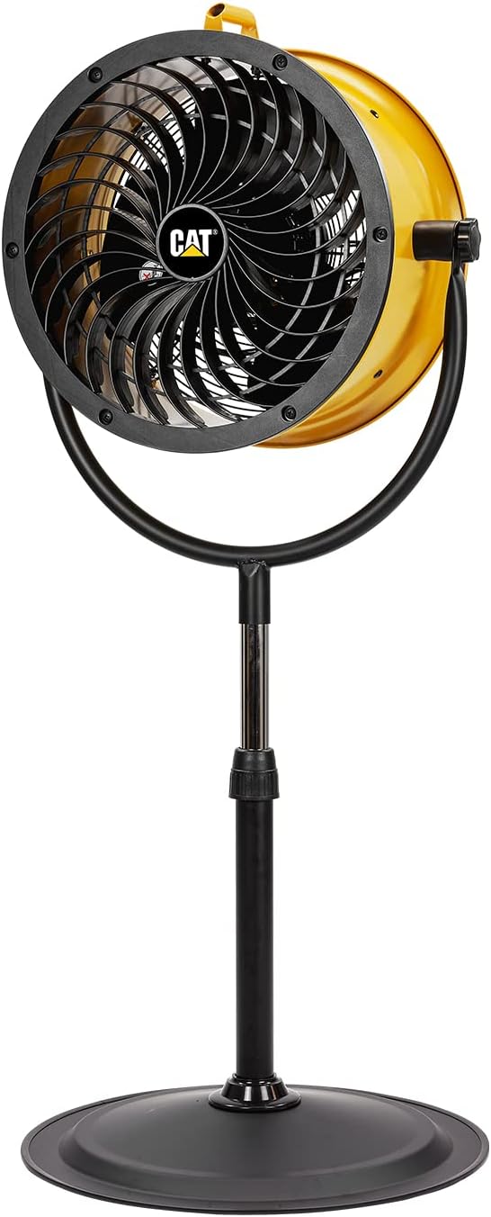 CAT Caterpillar® 14" HVPD-14AC HIGH VELOCITY PEDESTAL DRUM FAN, YELLOW