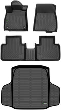 ANBINGO®Floor Mats Fit for 2018-2022 Honda Accord (Include Hybrid Models)& Cargo Liner All Weather Mats for Accord 2019 TPE Car Mat Rugs for Accord 2020 Rubber Trunk Carpet for Accord 2021 Accessories