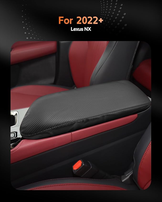 CDEFG for 2022-2025 Lexus NX Center Console Cover Armrest Box Cover for NX (NX 250, NX 350, NX 350 F Sport Handling) 2023 2024 2025 Accessories Console Arm Rest Protector