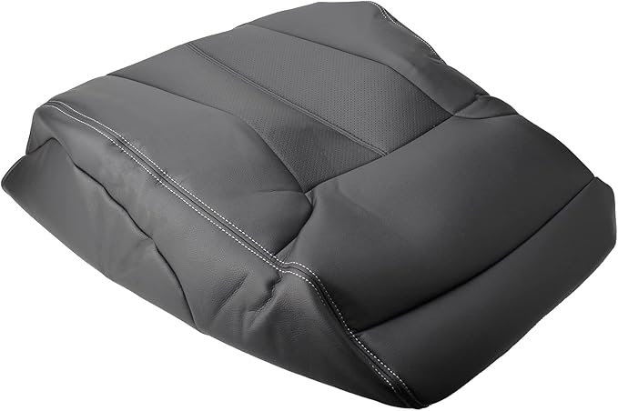 AUTOKAY Car Seat Covers for Ford Ford F250 F350 F450 F550 11-16, 4 Pcs Waterproof Faux Leatherette Cushion Cover Front Bottom & Top Back Synthetic Leather Seat Cover Black