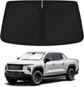KUST Windshield Sun Shade for 2024 2025 2026 Chevrolet Silverado EV/Chevy Silverado EV/GMC Sierra EV Custom Fit Sunshade Window Sun Visor Protector Foldable Blocks UV Rays Keep Your Car Cooler