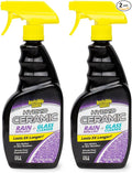 Invisible Glass 92183-2PK Hybrid Ceramic Rain Repellent and Glass Cleaner Cleans and Protects Car Windows and Windshields with Long-Lasting Water-Repellent Si02 Technology, 16 Fl Oz, Pack of 2
