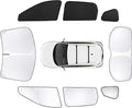 8pcs Car Window Shades for Nissan Rogue Sport(Not for Rogue) 2017-2024 Accessories,Windshield Side Rear Full Sunshade,Sun Visor UV Blocking, Privacy Protection for Camping Outdoor