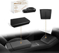 Muslogy Compatible with 2026+ Model Y Juniper Refresh Accessories Armrest Cover Protection TPE (Black) & Silicone Mat OEM Style 2PCS Set Non-Slip Waterproof
