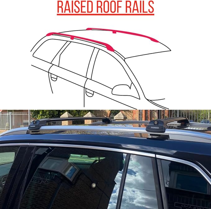 Roof Racks Cross Bars for Subaru Outback Wilderness 2024 2025 Cargo Carrier Bars Lockable Available in Black or Gray (Gray)