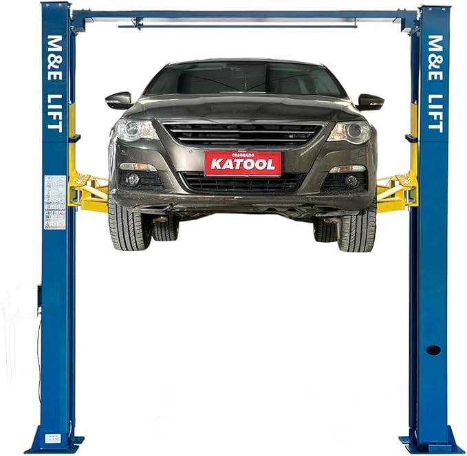 ME 9000lbs 110v 2 Post Lift Max. Lifting Height 74.8" 2 Post Car Lift Auto Lift Clearfloor Lifts Car Hoist for Home Shop Garage(ME-M90-110V)