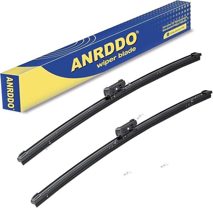 2 wipers Replacement For 2012 2013 2014 2015 2016 2017 2018 Tesla Model S Original Equipment Replacement Windshield Wiper Blades Set - 28"+18" (Set of 2) Top Lock