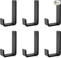 Robe & Towel Hook, 6 Pack Heavy Duty Stainless Steel Outdoor Wall Hooks for Hanging Towel, Coat, Backpack, Keys, etc (Modern Industrial)