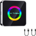 Sehawei Wireless CarPlay & Android Auto Adapter 2025 - Built-in Netflix, YouTube & TF Card Slot - Plug and Play, Convert Wired to Wireless - Compatible with 2015+ Cars, iOS 10+/Android 11+