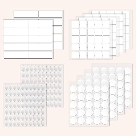 360pcs Nano Double Sided Tape for Wall 0.8" Sticky Dots Mounting Putty Two Sided Adhesive Museum Putty Multi-Shape Sticky Tack No Traces - Crafts Poster Decoration Picture Hanging Crafting Party