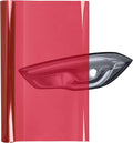 Lypumso 16 x 60 Inches Headlight Taillight Car Tint Vinyl Film, Self Adhesive Fog Lights Sticker Sheet Roll for Car Lights Cover Protection (Red)