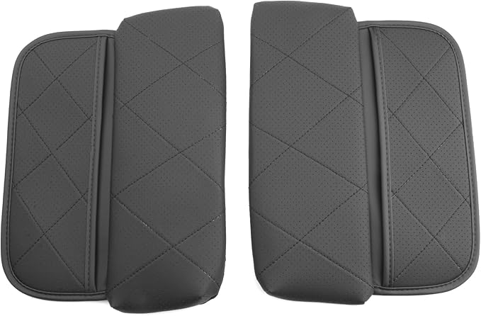 SXCY for 2024 2025 2026 BMW X5/X6/X7 Armrest Cover [Thicken Pad] 2019-2024 2025 2026 X5 Center Console Cover for 2024 2025 2026 BMW X5 Console Cover 2024 2025 2026 X5 Accessory (Add-pad with Pockets)