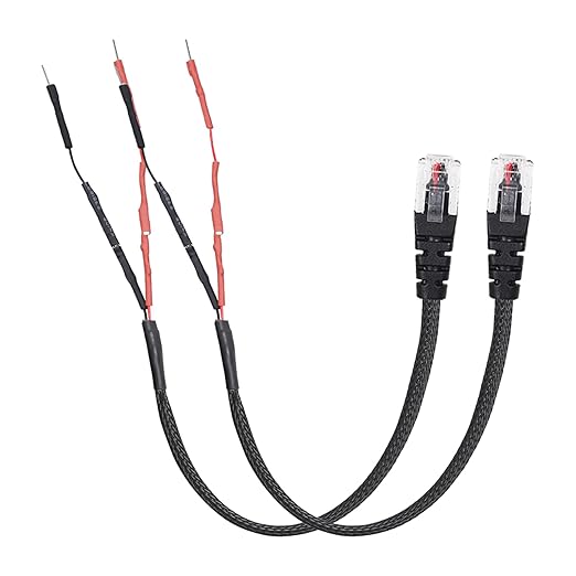 2PCS RJ11 Replacement Mirror Wire Power Cord for Uniden Radar Detectors，Fits R4 R3 R1 R7 R8 Model(3005201U)