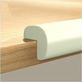 XPLKQXE Sharp Edge Safety Corner Edge Foam Padding, Edge Guards Bumpers Adhesive, Edge Corner Protector Guards for Table Edges & Sharp Corners(White-A,1pcs)