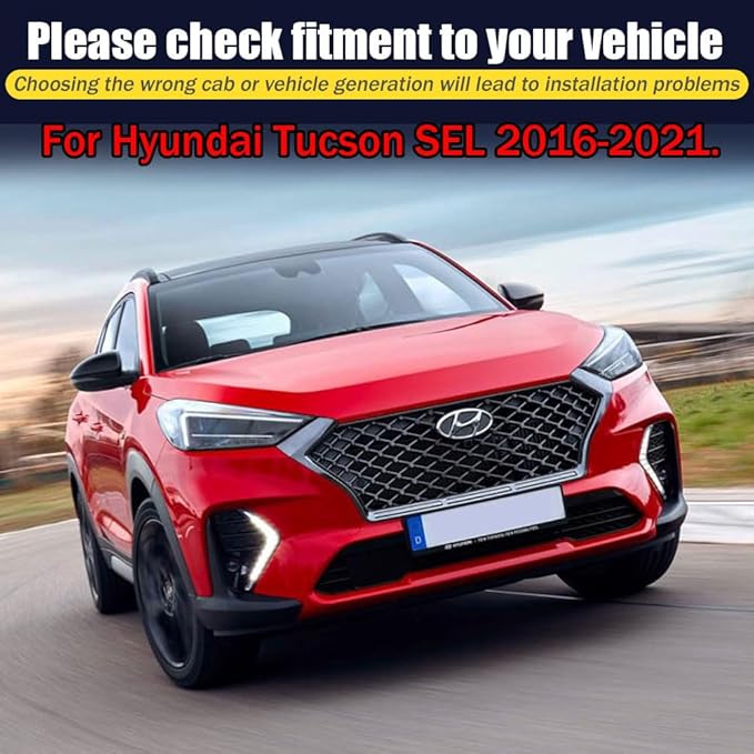Rain Guards for Hyundai Tucson SEL 2016-2021, Tape-on Side Window Deflectors for Hyundai Tucson, Window Visors for Hyundai Cars,for Hyundai Car Accessories 4 Rain Guards ＆ 2 Car Coasters