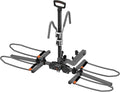 HYPERAX 2024 Volt 2 -E Bike Hitch Mounted Platform Style 2 Bikes Carrier for Car, SUV, Trucks, Sedan, Tilting e-Bike Rack for Hitch Fits Up to 2 X 80 lbs Bike with Up to 5" - NO RV USE!