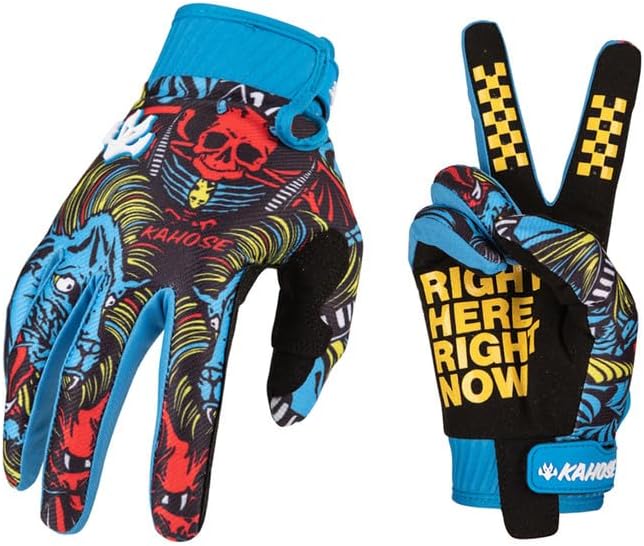 Dirt Bike Motorcycle Gloves for Men Women Finger Touchscreen Motorbike Gloves for BMX ATV MTB Riding, Road Racing, Cycling, Climbing, Motocross