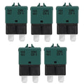 GLOSO Circuit Breaker E39 (T3) Manual Reset Fuse for Car Truck RV Automotive Marine Boat Trolling motor & Custom Wiring Audio battery protection/Low Profile ATC/ATO (6A - 5 Pack)