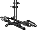 200 lbs E-Bike Rack Hitch Mount Platform Style for Cars Trucks SUVs Vans RVs, Easy Fold with One Hand, fits Bikes with Up to 5-inch Fat Tire