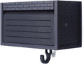 Wall-Mounted Car Display Key Holder, Decorative Garage Model Design, Multiple Colors（No Car） (Brick-Black（No Car）)