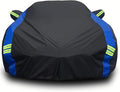 Avecrew for Chevrolet Corvette C8 Car Cover Waterproof All Weather for Automobiles, Outdoor Full Exterior Covers Fit 2020-2024 Corvette C8 with Windproof Strap and Driver Door Zipper