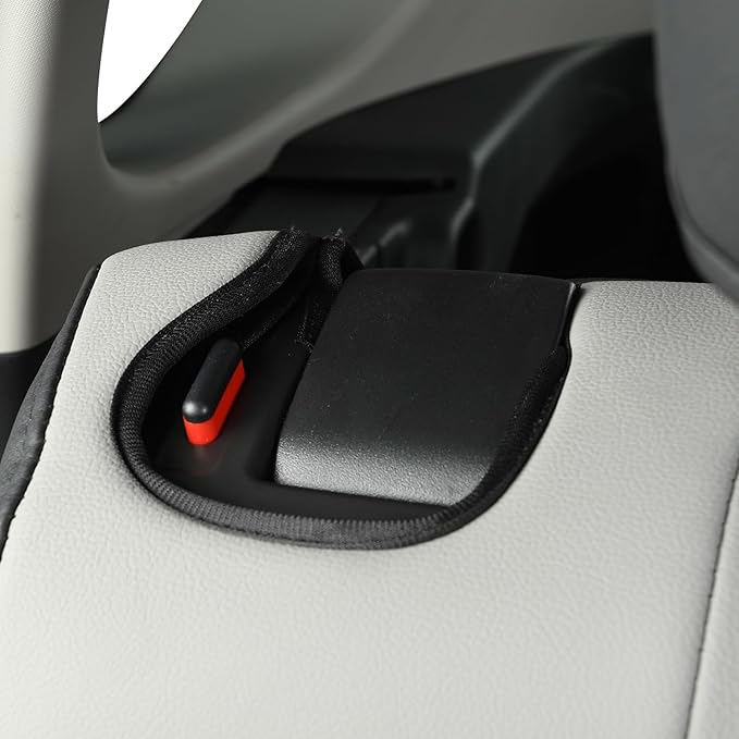 RISINGSTAR Rav4 Seat Covers, fit 2019-2025 Toyota Rav4 XLE LE XLE Premium Limited Base SUV, not for Adventure and TRD-Off(Black&Gray)