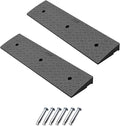 2 Pack 2.4'' Rise Rubber Curb Ramp Heavy Duty Loading Rubber Curb Ramps 3 Tons Driveway Ramp Car Slope Ramp for Loading Dock Bike Vehicle Warehouse Sidewalk Wheelchair (2.4" H)
