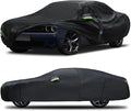 Car Cover Custom Fit for Dodge Challenger 2008-2023,6 Layers Truck Cover Waterproof All Weather for Automobiles,Outdoor Full Exterior Cover,Rain, Sun, Wind Protection,Black
