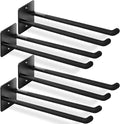 14 Inches Garage Hooks Heavy Duty, Extra Large 4Pcs Heavy Duty Garage Hooks,Duty Wall Mount Organizer for Hanging Yard Tools,Car Tires, Ladders,Chairs (Black)