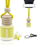IKEDA Car Air Freshener, Car Fresheners for Men & Women, 45+Day Long Lasting Fragrance Hanging Air Fresheners Scents, with Clip, Perfect for Auto and Home,10ml, Vanilla