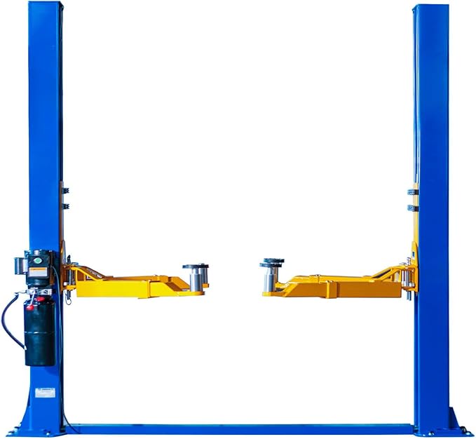 Car Lift Single/2 Post Auto Lifts, 6200/9000/10000LBS Capacity, 240V Hydraulic Truck Hoist, Heavy Duty Auto Lift with Safety Locks for Home Garage (9000LBS 2 Post, 1)