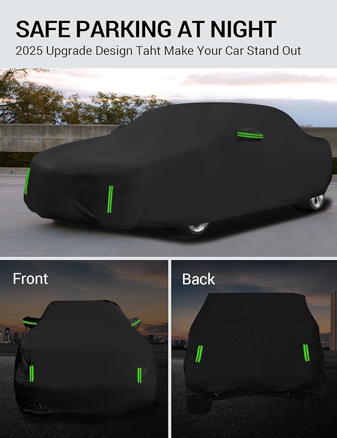 Proadsy 2025 Upgrade Car Cover Compatible with Subaru Forester 2019-2024 2025 Windproof All Weather Waterproof Sun Rain UV Dust Snow Protection Outdoor Covers