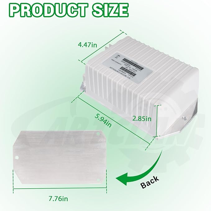 48V 250A Club Car DC Motor Controller, Golf Cart DC Motor Controller Speed Controller Suitable for Club Car Precedent/DS Golf Carts