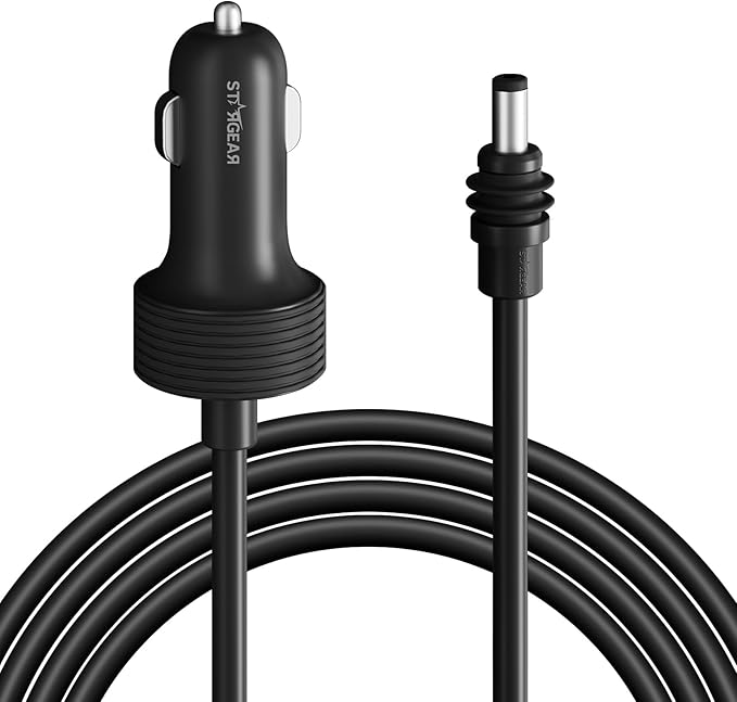 Starlink Mini Cable 12V Power Cable 3M/10FT, Starlink Mini Accessories 16AWG Cigarette Lighter to DC Cord, 12V-48V Car Charger Car Adapter