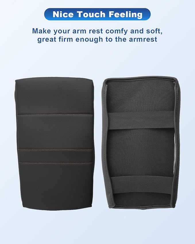 CDEFG for 2024-2025 Honda Prologue Center Console Cover for 2024-2025 Honda Prologue Accessories Armrest Cover 2024-2025 Prologue Middle Console Pad Arm Rest Cushion Leather Cover