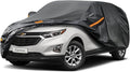 Kayme 7 Layers SUV Car Cover Custom Fit for Chevrolet Chevy Equinox (2005-2025) Waterproof All Weather for Automobiles, Outdoor Full Cover Rain Sun UV Protection.Black