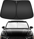 ARISMOTOR Windshield Sun Shade for Porsche Macan 2014-2025 2026, Custom Fit Foldable Front Window Sunshade Sun Visor Protector, Block UV Rays Keep Your Car Cooler